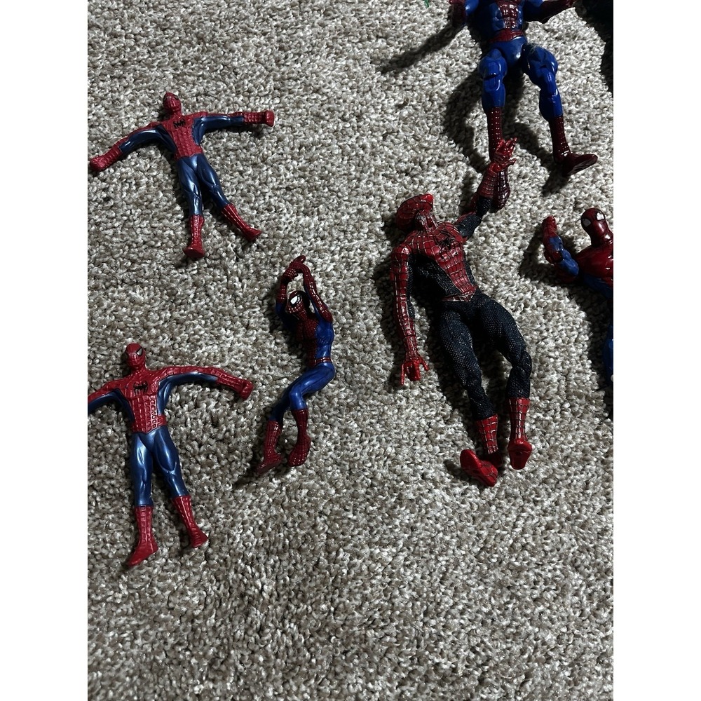 Lot of Vintage 90's Toy Biz Marvel Various Conditions Spider Men - Picture 3 of 9